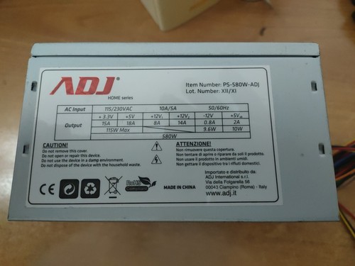 Alimentatore per adj - per, atx