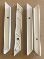 IKEA 121008 x 4 Trofast Unit Guiderail, bianco, pezzo di ricambio originale, 16,6 cm