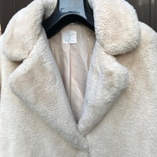 cappotto donna pelliccia ecologica foderata taglia 46/48