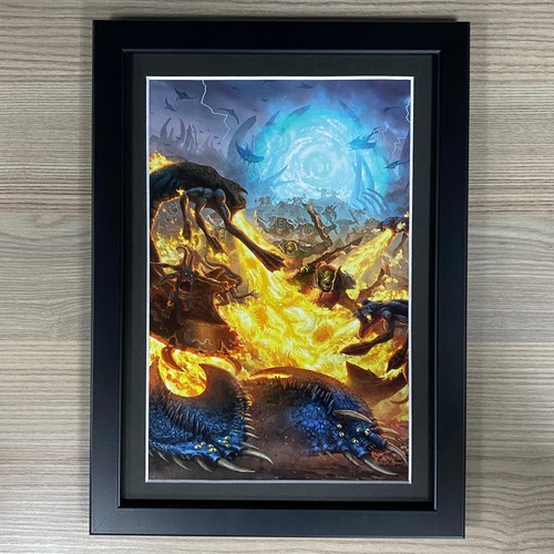 Tzeentch flamers incorniciata - tzeentch,