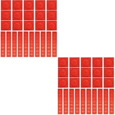 2 Set Carta Xuan Rossa Carta Calligrafia Cinese Coppia Cinese Decorazione Porta