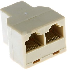 duplicatore RJ45 CAVO Sdoppiatore Splitter di RETE Ethernet INTERNET prolunga tt