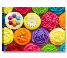 Quadro bar cupcake - quadro, bar,