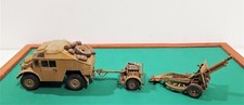 BRITISH 25 PDR FIELD GUN & QUAD GUN TRACTOR CANADIAN FORD F.G.T.- TAMIYA 1974