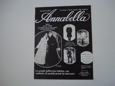 advertising Pubblicità 1970 PELLICCERIA ANNABELLA