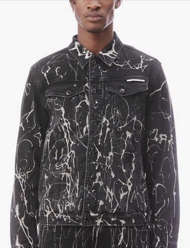 Hvman mk2 giacca denim - hvman, nero