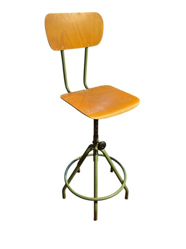 Sgabello industriale - 💚,