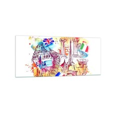 Quadro su Vetro 120x50cm