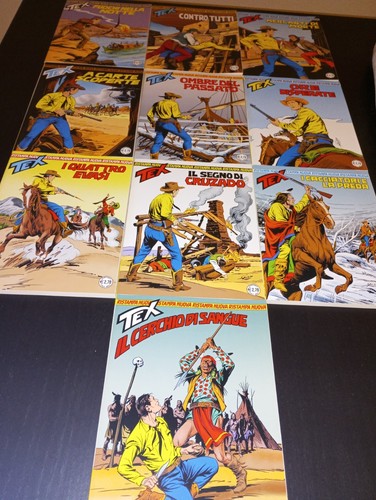 Tex nuova ristampa lotto 10 - tex,