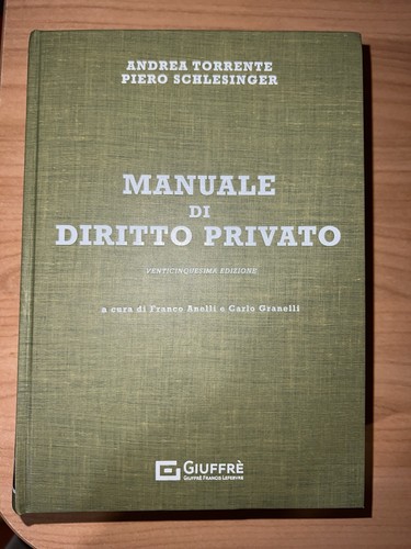 Manuale diritto privato - manuale, di