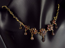 Collana granato Tombak vecchia