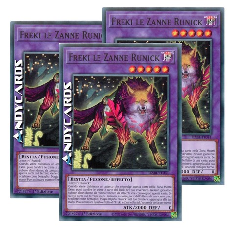 Freki zanne runick - 3x, le