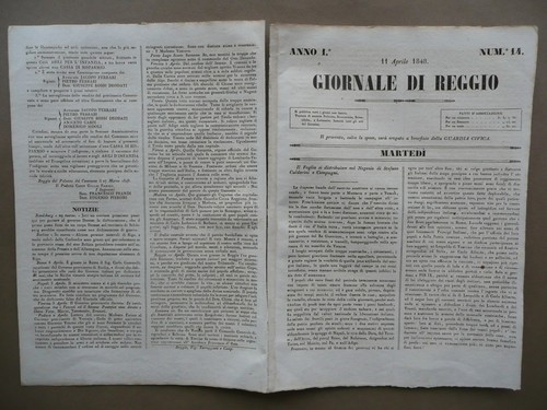 Giornale reggio aprile - giornale, 11