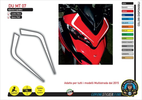 Set adesivi compatibili ducati - set,