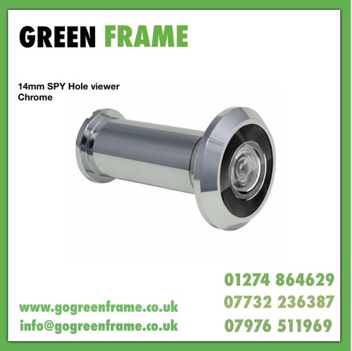 Foro spia 180 cromato 14mm - cromato,