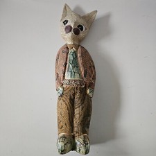 Soprammobile gatto in legno -