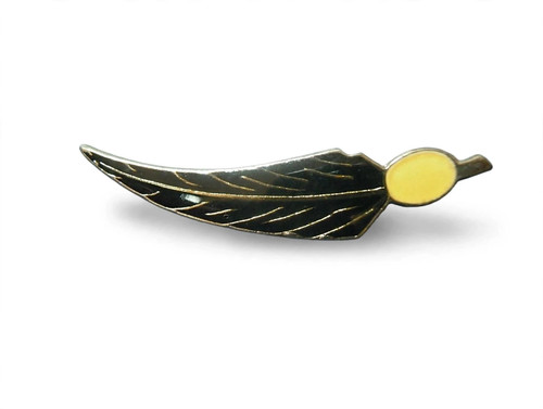 Spilla metallo penna - spilla,