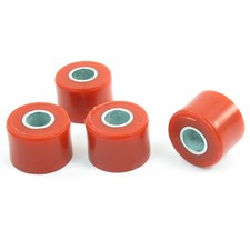 4 Pcs motociclo guscio  plastica Ammortizzatore boccole parte rosso