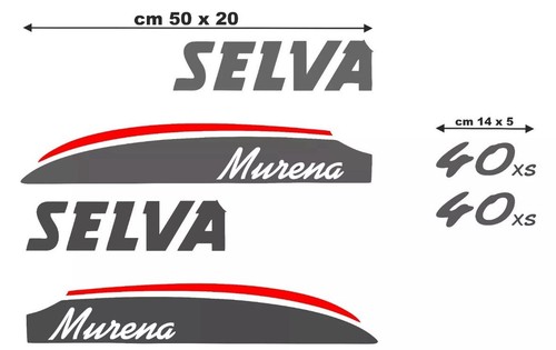 Coppia adesivi per - , motore