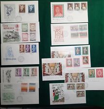 VATICANO 1962 FDC ANNATA COMPLETA 8 SERIE 11 BUSTE PRIMO GIORNO