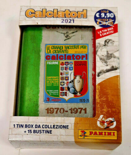 Tin box vuoto - tin, calciatori