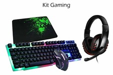 Kit completo gaming tastiera