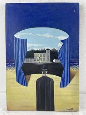 René Magritte olio su tela