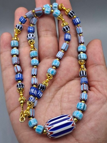 Collana perle chevron in - collana,