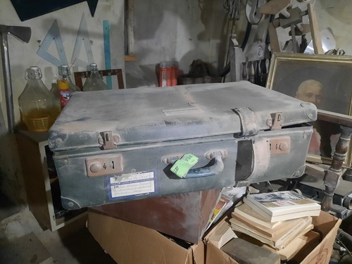 Valigia vintage rigida anni - vintage,