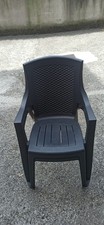 2 poltrone da giardino in polipropilene usate raramente
