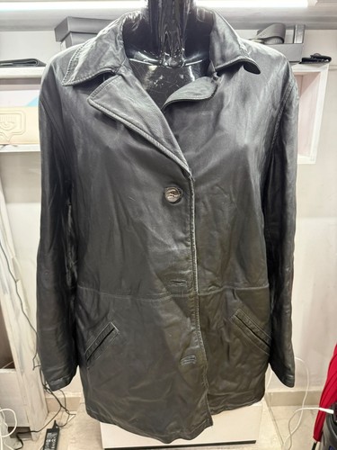 Giacca cappotto leather - giacca,