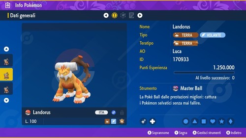 Landorus totem shiny 6iv - shiny,