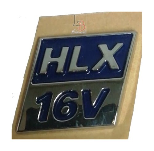 Emblema sigla hlx 16v fiat - emblema, 16v"