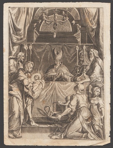 Stampa antica circoncisione - antica,