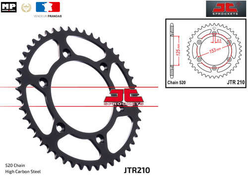 Couronne pour kit - chaine, pas