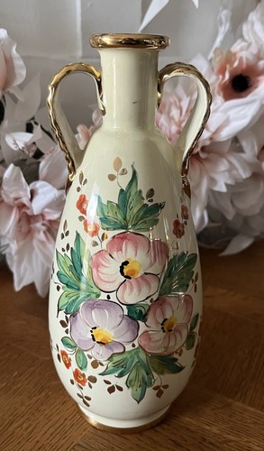 Deruta vaso vintage - dipinto, a