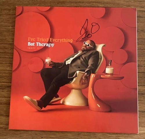 Teddy swims signed sleeve from - signed,