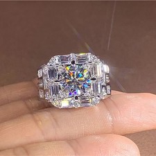Anello uomo vera moissanite - in,