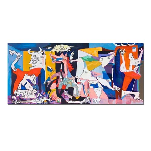 Guernica colorato astratto