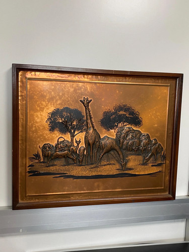 Grande quadro rame in - rame,