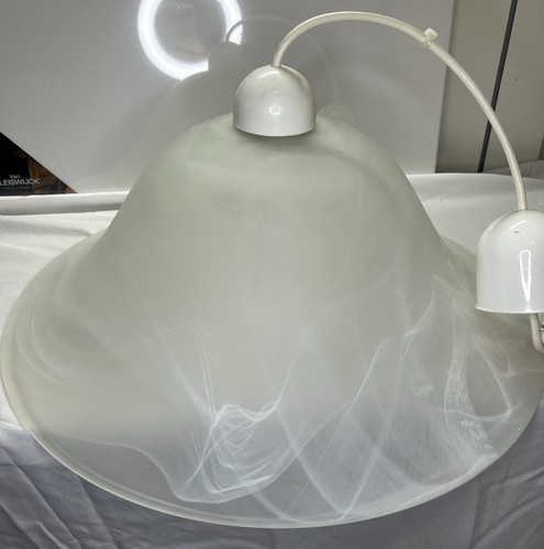 Lampadario vetro murano bianco - vetro,