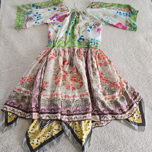 Abito contadino patchwork