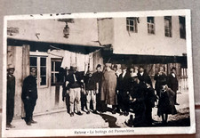 VALONA ALBANIA FP SEPPIA ANIMATA PARRUCCHIERE VG FOTO ALEMANNI - 1917
