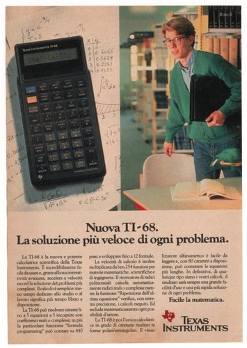 Pubblicità texas instruments - texas,