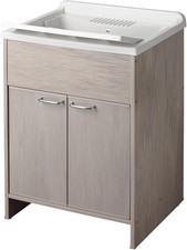 Lavatoio in Resina PVC, Vasca Resistente Agli Acidi Di Uso Comune, Resistente Al