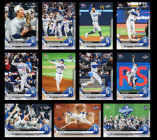 Pacchetto 11 carte WS LA Dodgers gioco 7 2025 MLB Topps NOW carte 919-929 prevendita