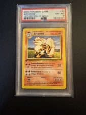 1999 Pokemon ITA PRIMA EDIZIONE 1st Edition Base Set Arcanine 23/102 PSA 8