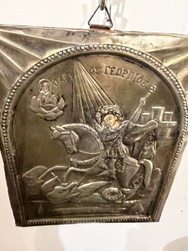 Icona argento antica - icona, in