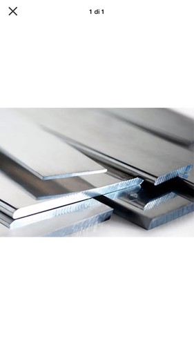 Barra piatta acciaio inox - , in