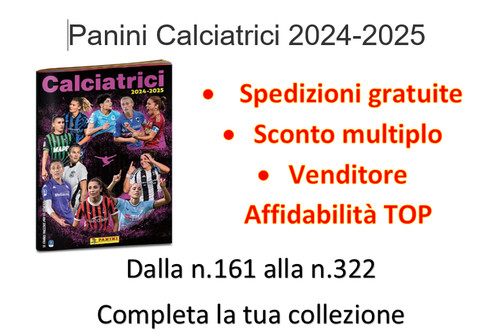 Panini calciatrici 2024 - panini,
